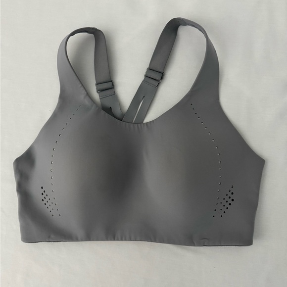 Lululemon Air Support Bra 36 D Silver Gray Read* - Picture 1 of 14